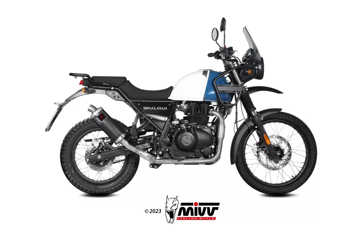 MIVV DAKAR Edelstahl Schwarz ROYAL ENFIELD HIMALAYAN 411 22-23