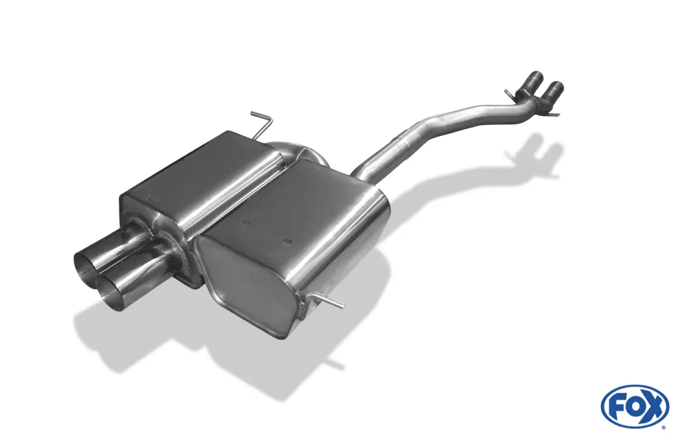 BMW Z4 E85  Endschalldämpfer inkl. Y-Verbindungsrohr 2x50mm - 2x80 Typ 10
