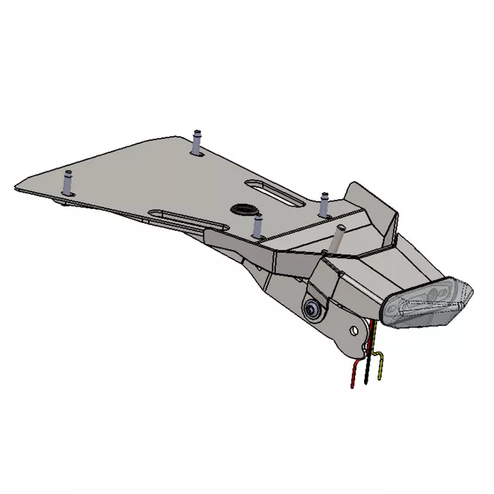 Kennzeichenhalter Bmw Nine T | Racer | 13-19 | Pure | Scrambler | Verst. | Inkl Reflektorhalter