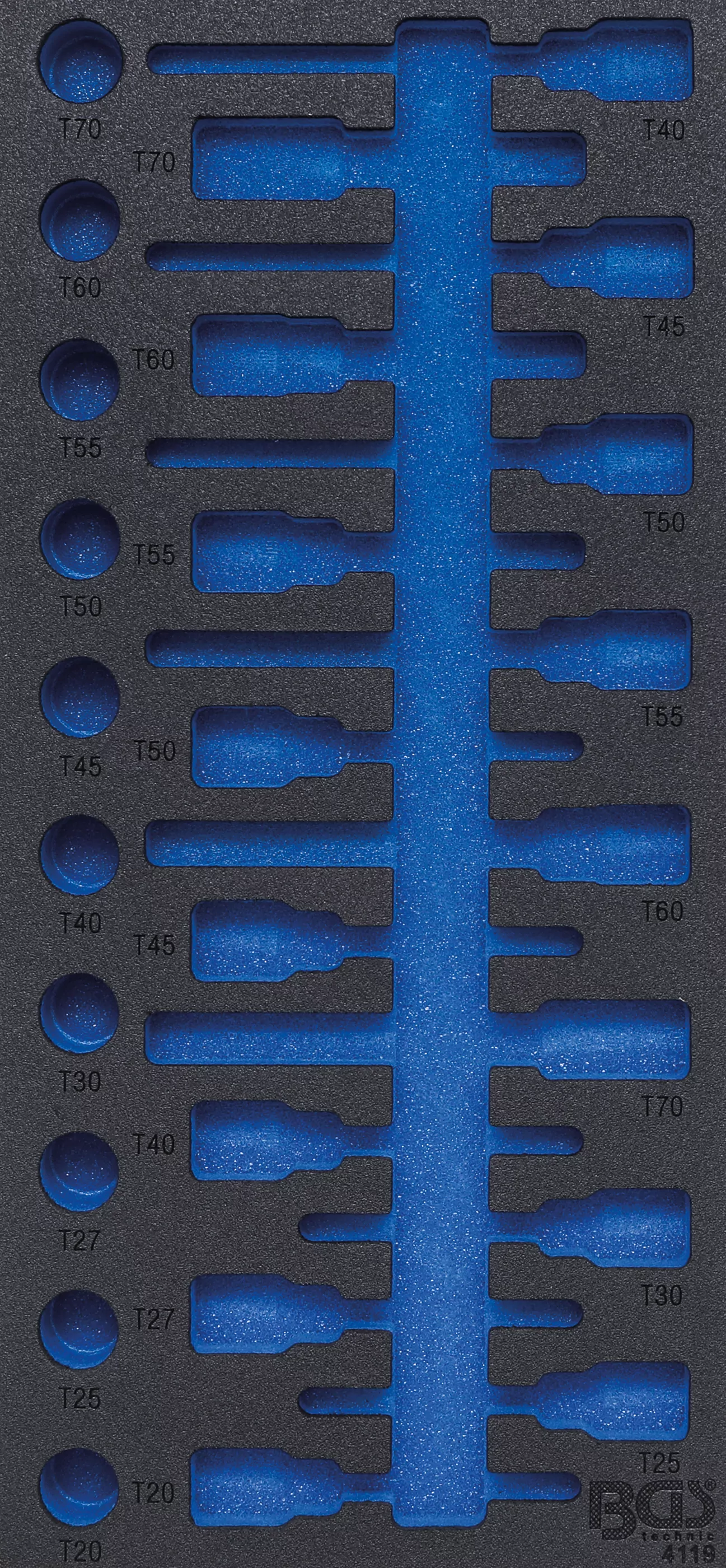 Werkstattwageneinlage 1/3 | leer | für Art. 4119