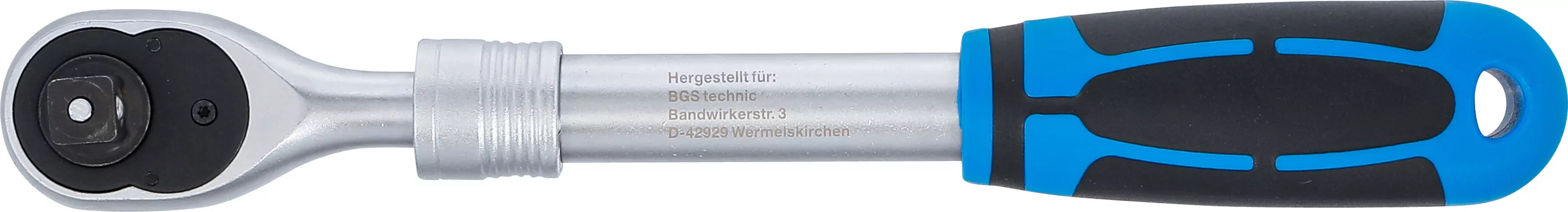 Umschaltknarre, ausziehbar | Abtrieb Außenvierkant 12,5 mm (1/2") | 305 - 445 mm