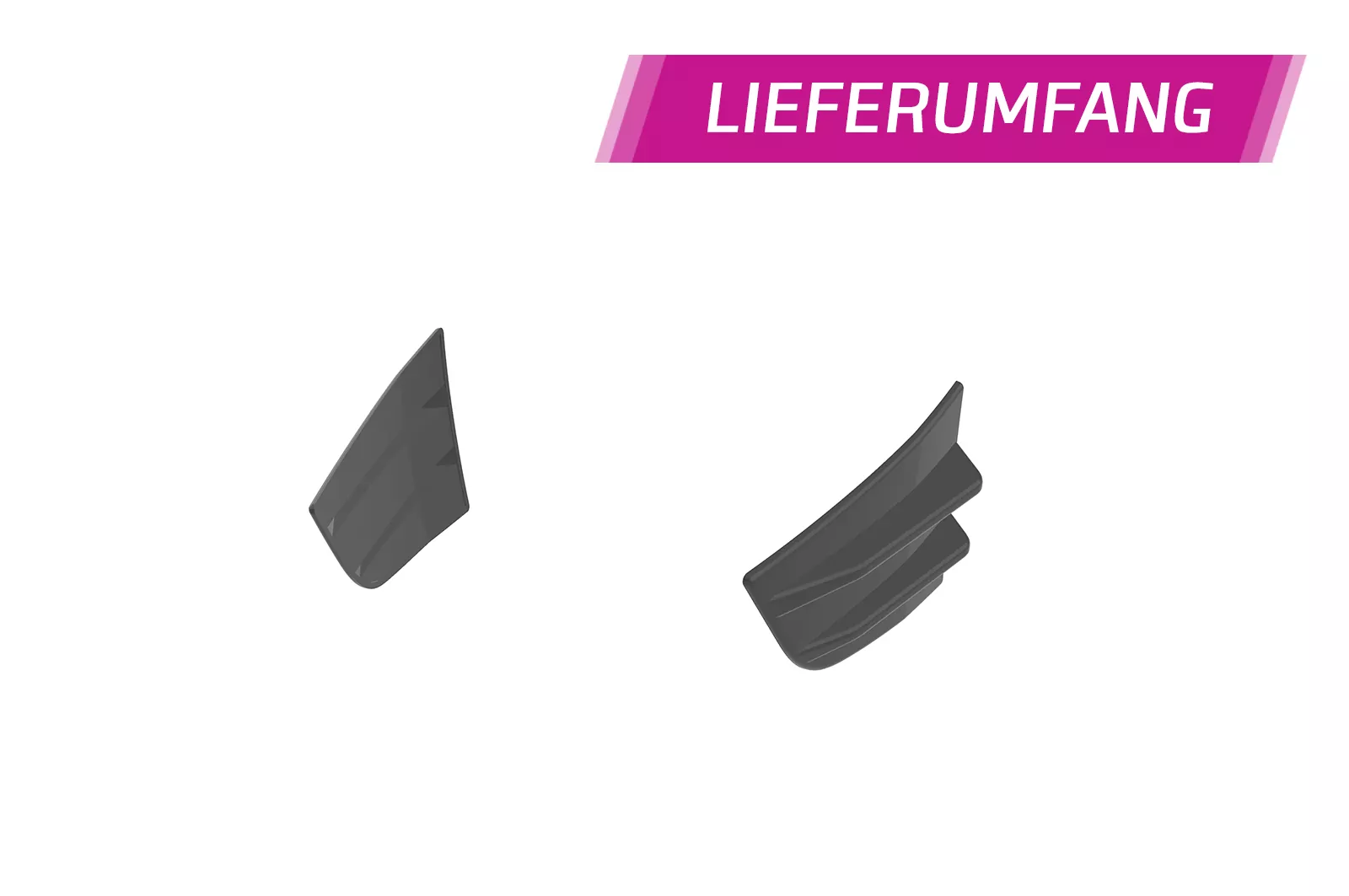 Performance Flaps für Hyundai I30 (PD) N / N-Line FP025 Schwarz Strukturiert