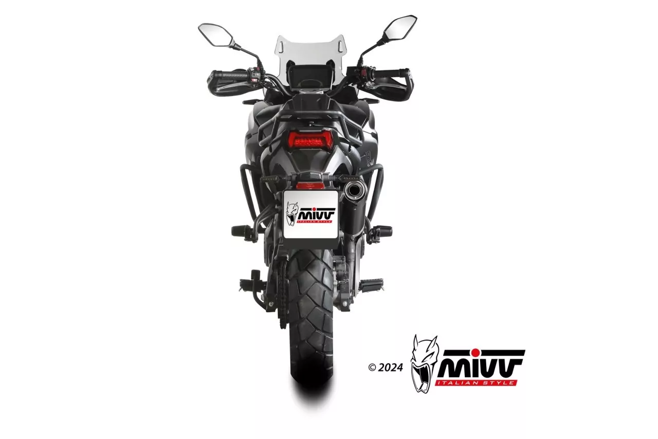 MIVV Oval Edelstahl Schwarz VOGE VALICO 900 DSX 24-