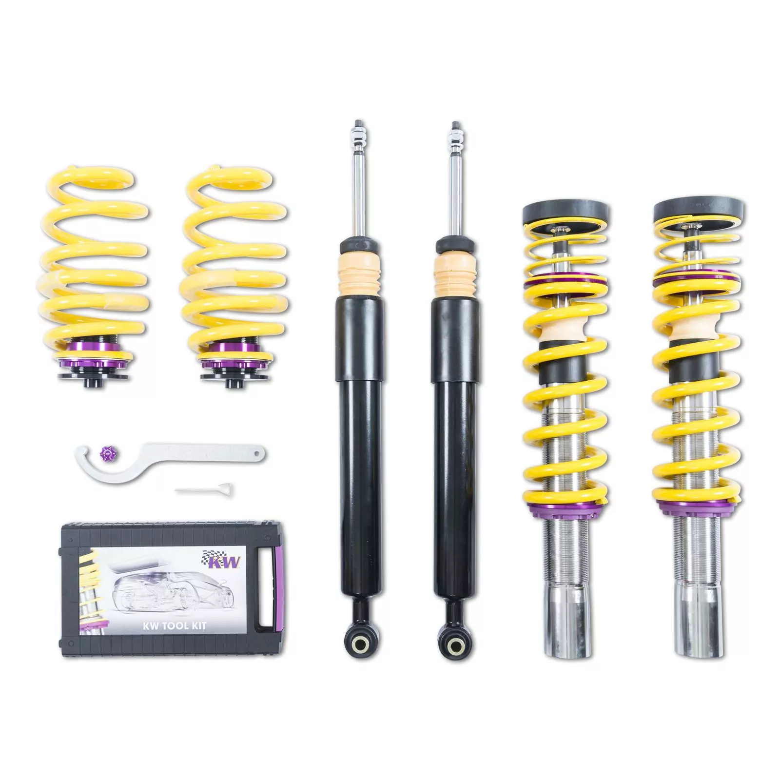 KW Gewindefahrwerk V1 inox AUDI A5 (B8) F53 06/2016-