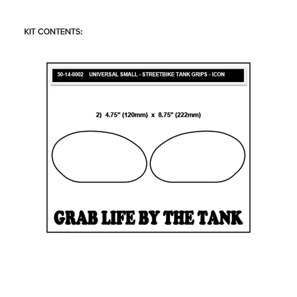 Stompgrip Traction Pad Icon für Ducati GT 1000 07-10 Klar