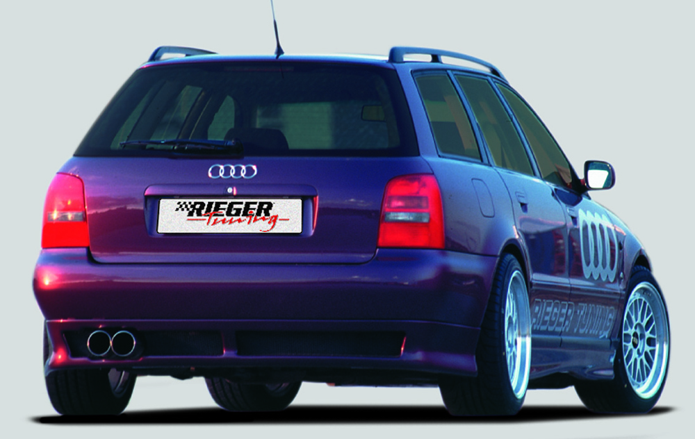 Rieger Heckansatz für Audi A4 (B5) | Lim. 11.94-98 flache Version bis Modell 1999