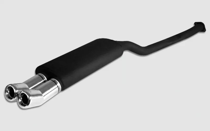 Ulter Sportauspuff für Bmw E36 6 cyl. 1990-1998 2 Endrohre oval 95×65