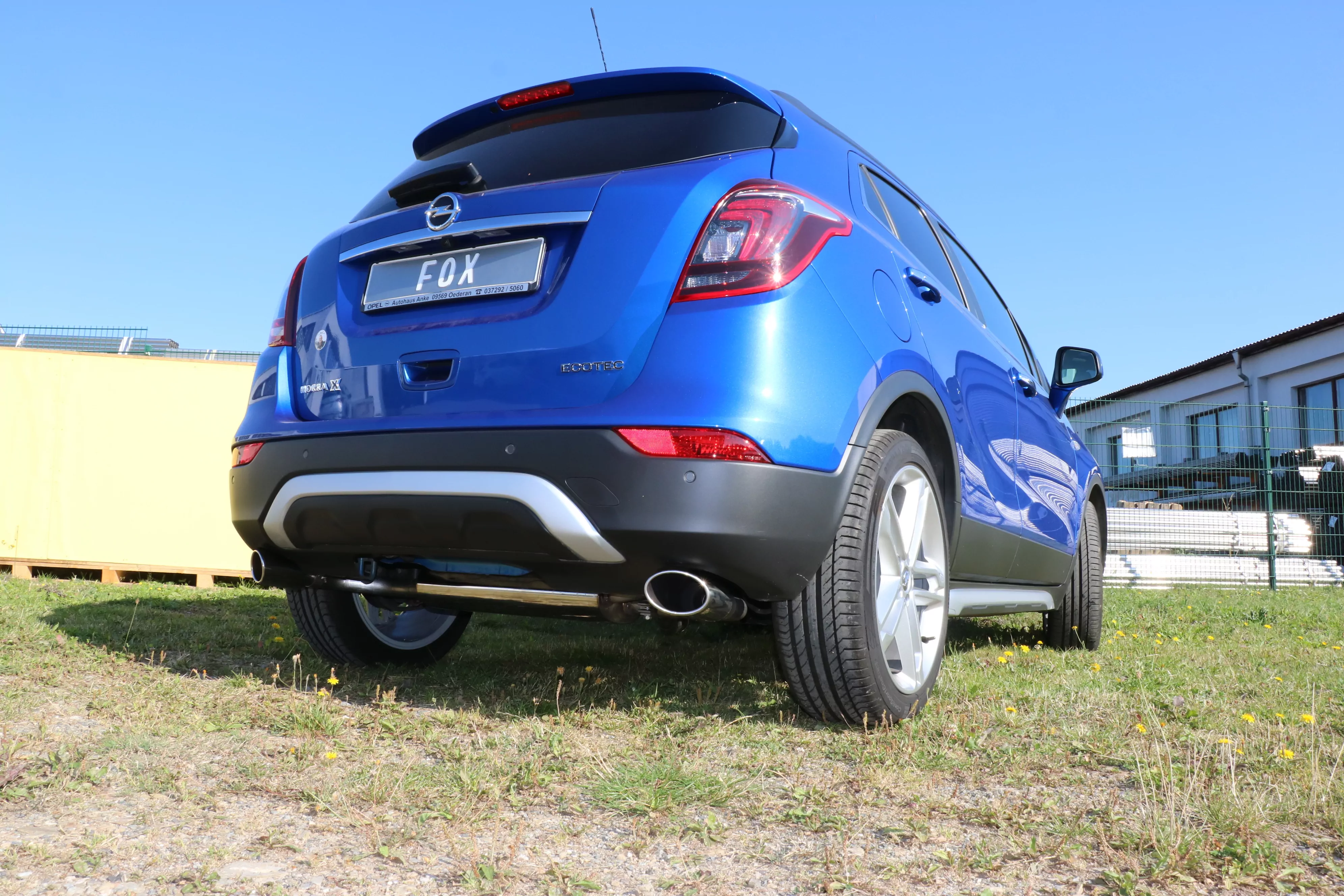 Opel Mokka 4x4 & 4x2  Endschalldämpfer rechts/links - 115x85 Typ 38 rechts/links