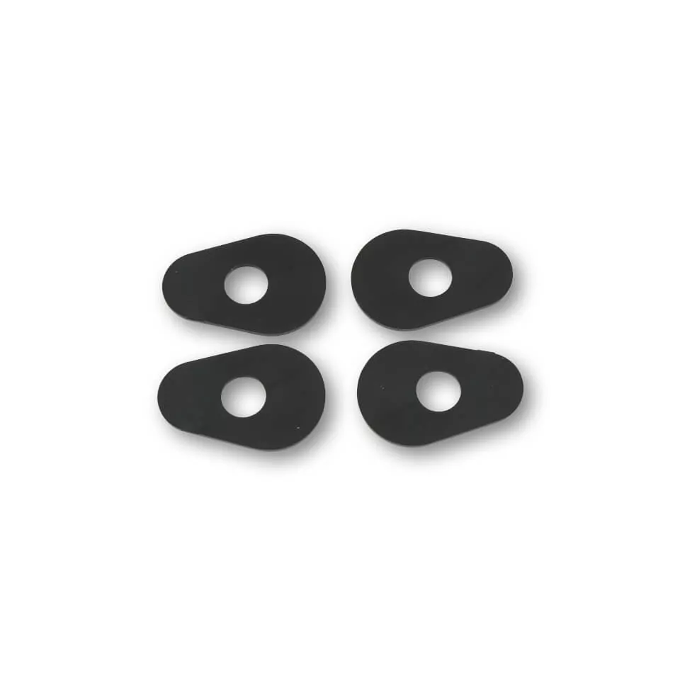 HIGHSIDER smart Montageplatten Indy Spacer Schwarz Für diverse Yamaha