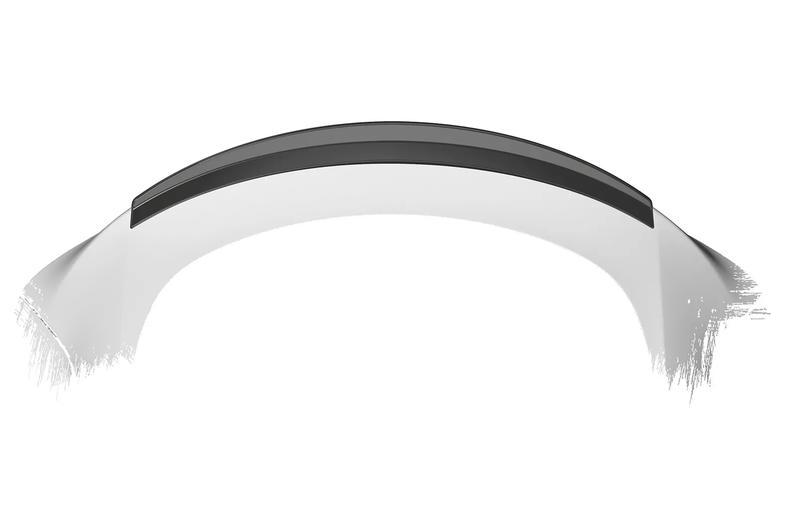 Heckflügel mit ABE für Tesla Model Y HF878 Schwarz Strukturiert