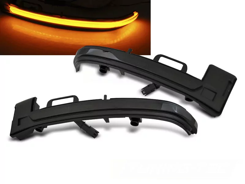 Indicator In The Mirror Smoke Led Seq Fits Peugeot 308 13-