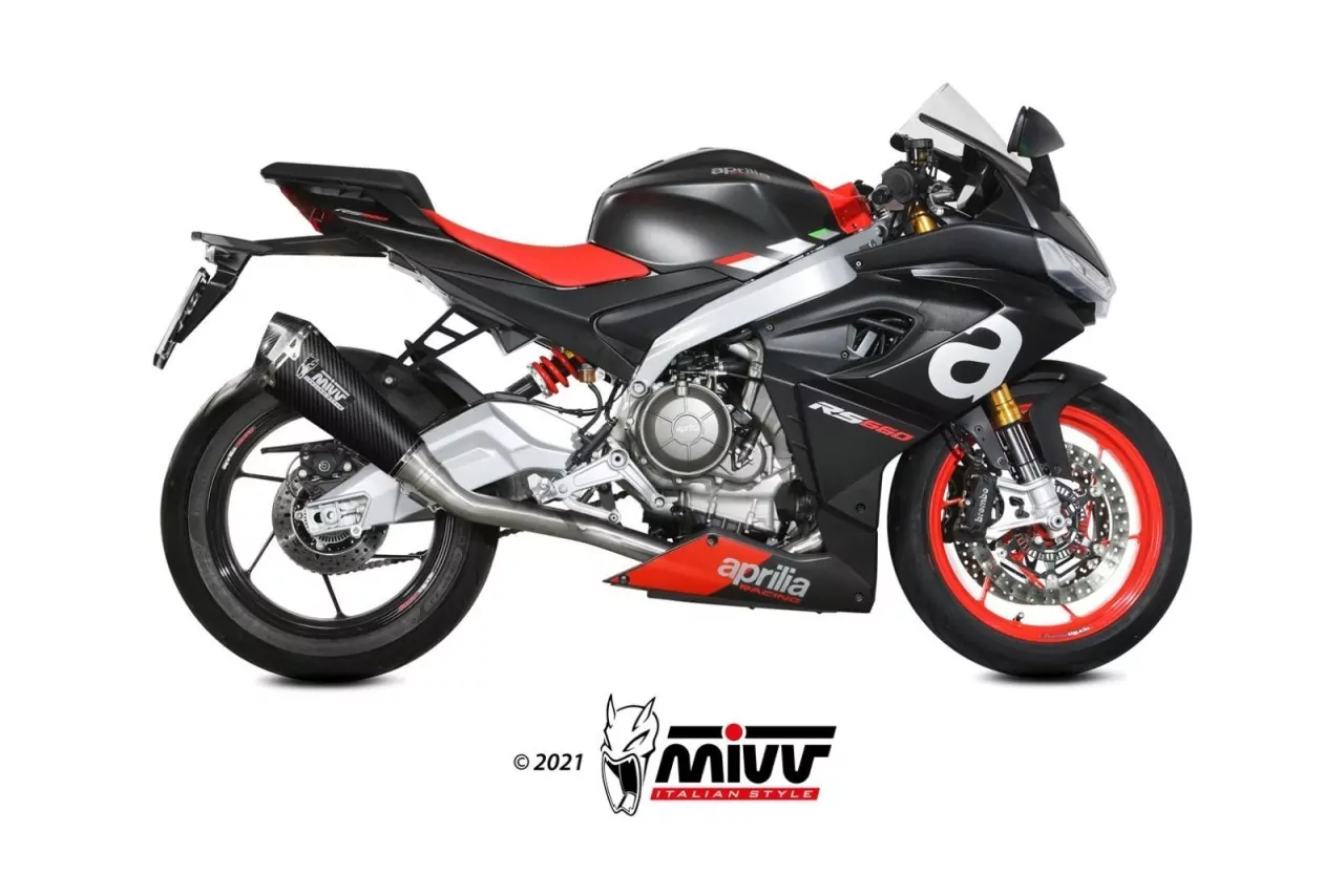 MIVV Komplettanlage Delta Race Carbon2 In 1 APRILIA RS/TUONO 660 20-22