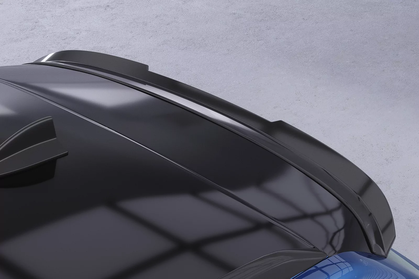 Heckflügel mit ABE für BMW 3er E91 HF667 Strukturiert (schwarz matt)