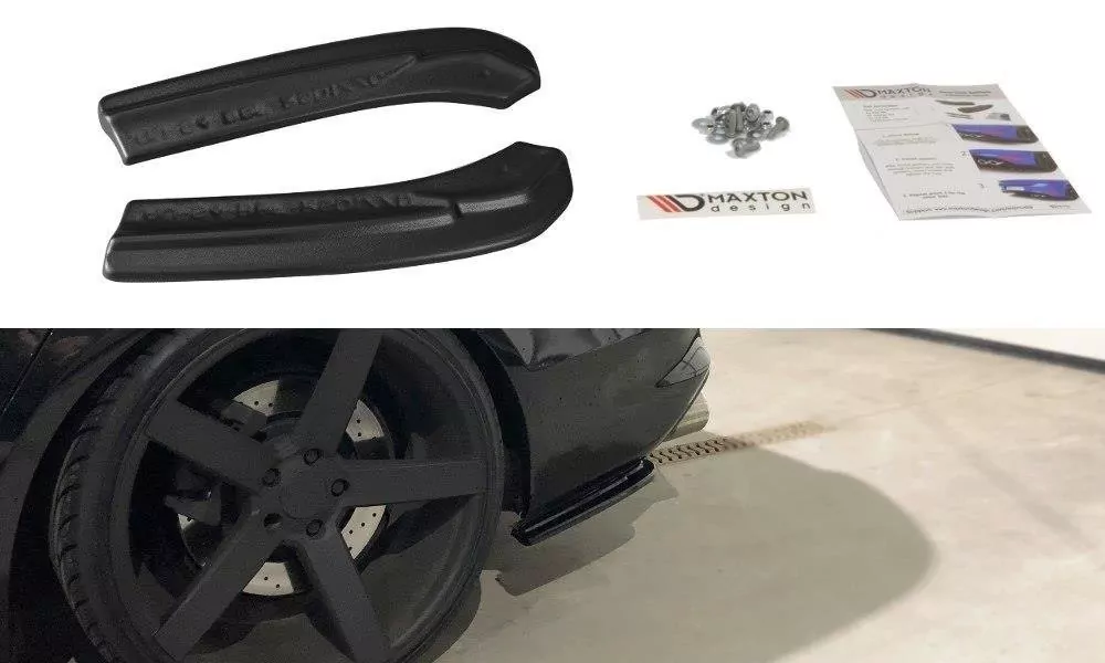 Heck Ansatz Flaps Diffusor Passend Für Diffusor Passend Für Audi S4 B8 FL Schwarz Hochglanz Schwarz Hochglanz