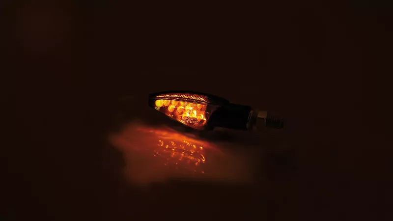 SHIN YO Toledo LED Blinker Schwarz/Getönt E-Geprüft (Paar)