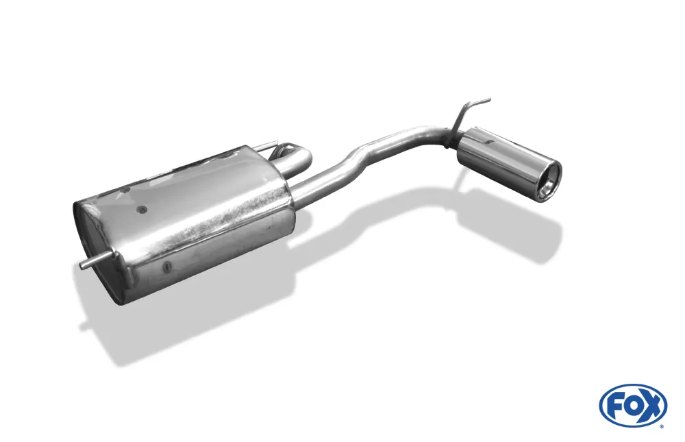 Subaru Justy II für Modelle mit lackierter Stoßstange  Endschalldämpfer quer  - 1x90 Typ 13