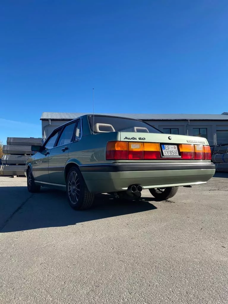 Audi 80/90 Typ 81  Endschalldämpfer - 2x63 Typ 10