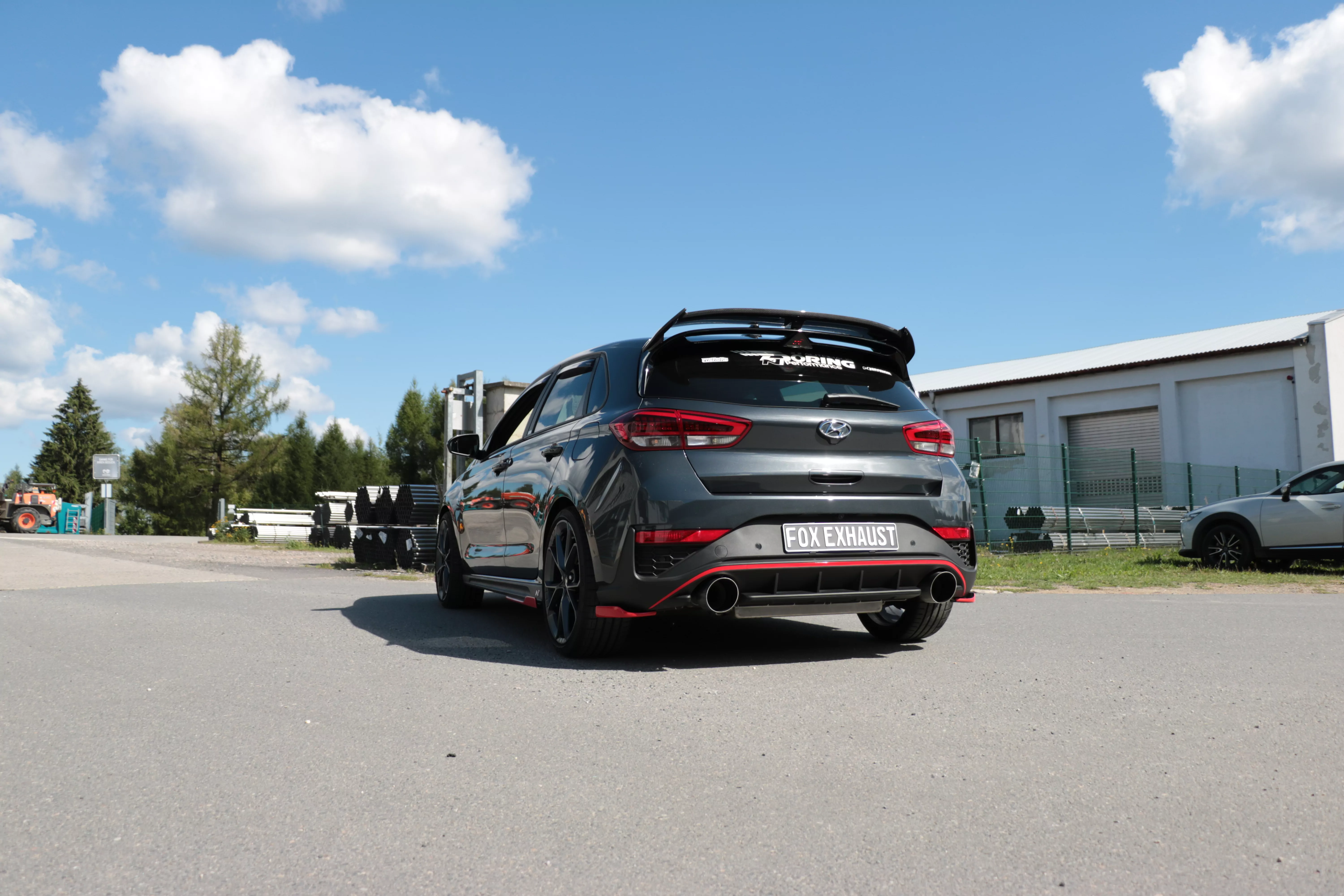 Hyundai i30N Facelift  Endrohre passend auf den originalen Endschalldämpfer - 1x130 Typ 14 rechts/links