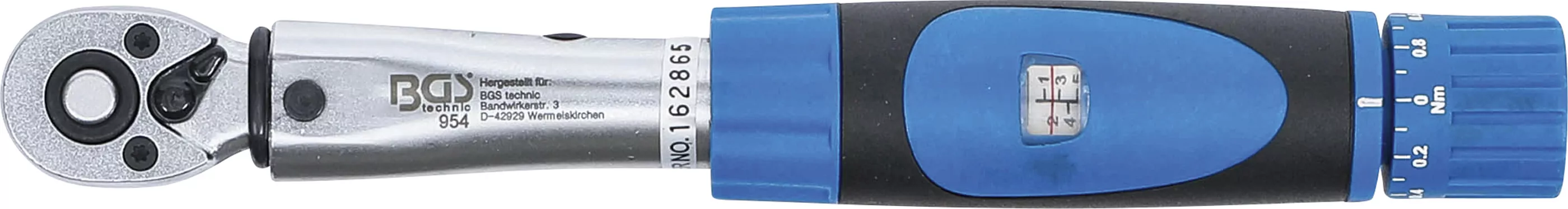 Drehmomentschlüssel | Abtrieb Außenvierkant 6,3 mm (1/4") | 1 - 6 Nm