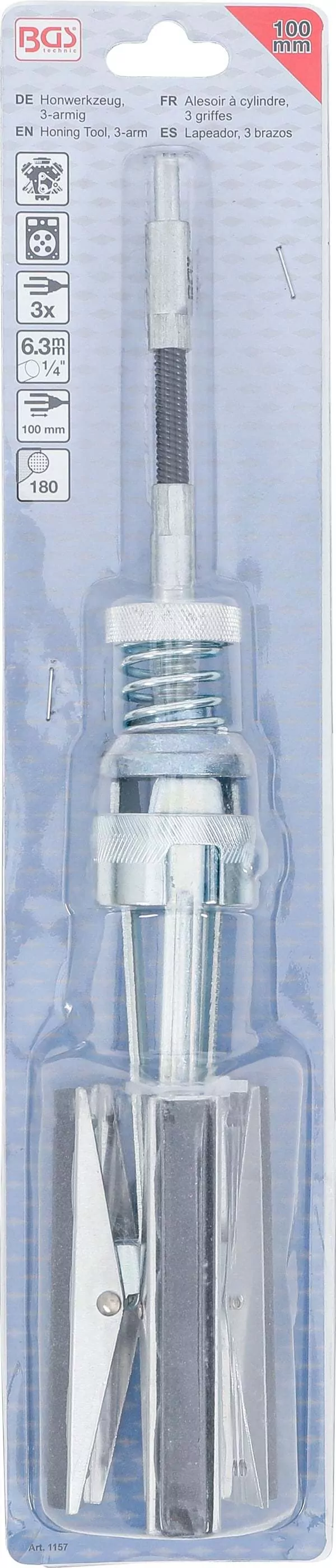 Honwerkzeug, 3-armig | Ø 58 - 168 mm | Backen 100 mm