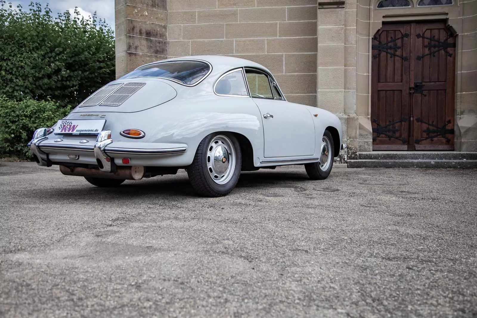 KW Dämpfersatz V2 inox PORSCHE 356 Coupe 09/1947-03/1968