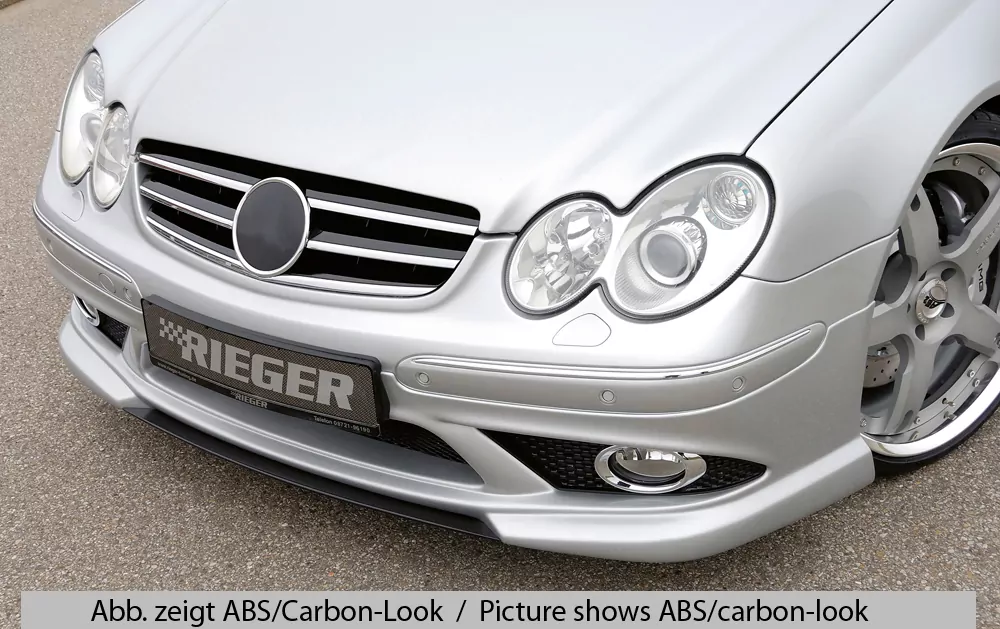 Rieger Spoilerschwert für Mercedes CLK (W209) | Cabrio 00.02-06.04 (bis Facelift / bis Modell 2005) für Spoileransatz 71010
