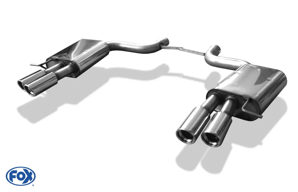 Audi A8 Typ 4E  Endschalldämpfer rechts/links Ø70mm - 2x80 Typ 17 rechts/links