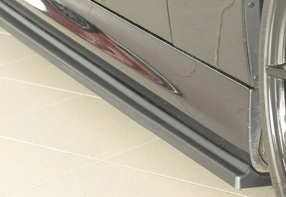 Rieger Seitenschweller rechts ansatz matt schwarz für BMW 3er E91 Touring 09.08- (ab Facelift) LCI