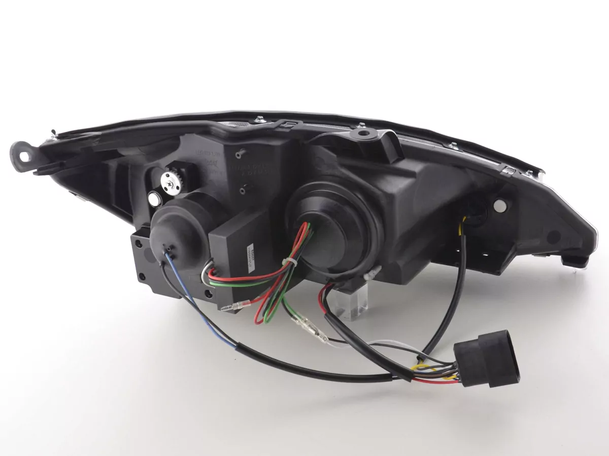 Scheinwerfer Set Daylight LED Tagfahrlicht Ford Focus 1 C170 schwarz