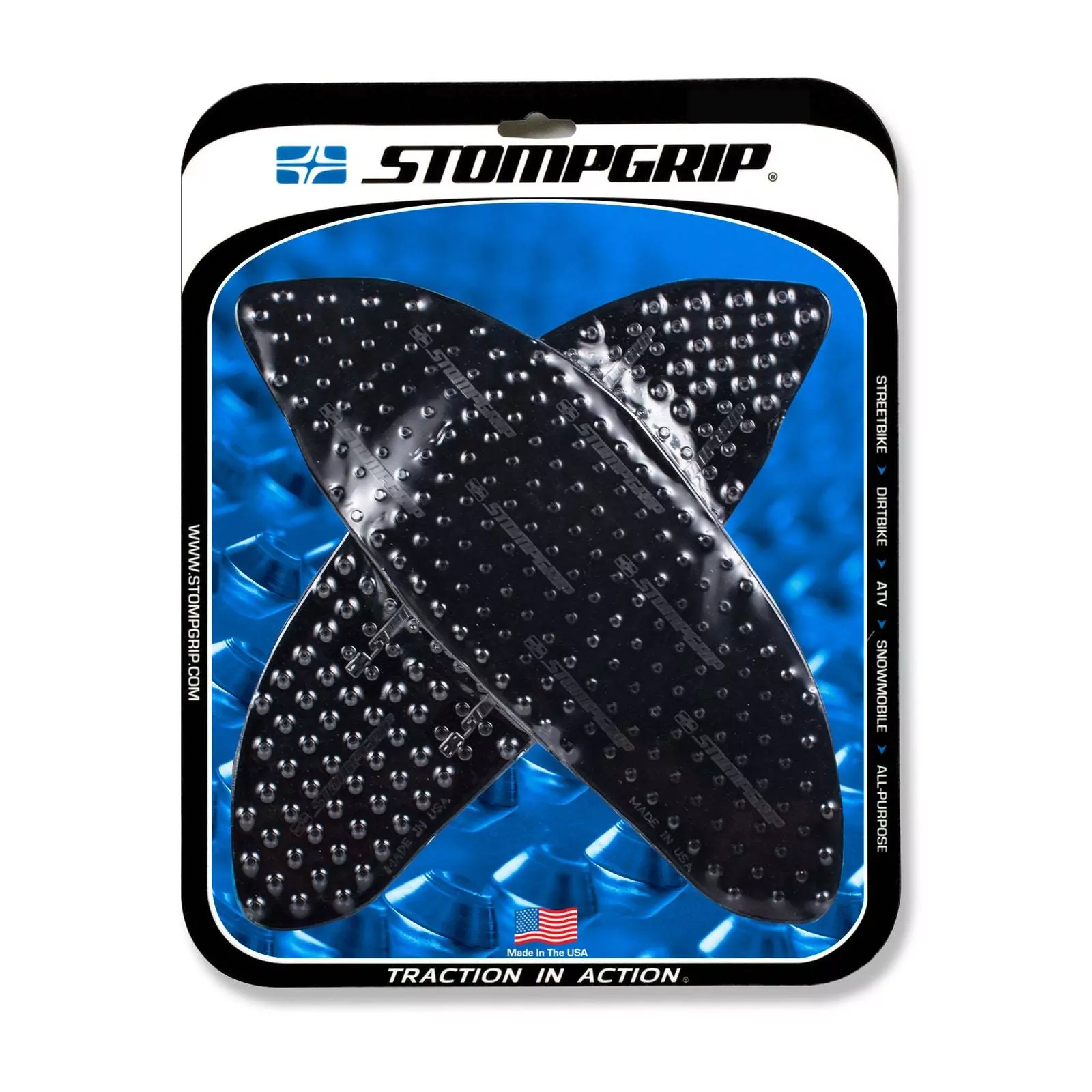 Stompgrip Traction Pad Volcano für Aprilia Tuono V4 / Factory 21-22 Schwarz