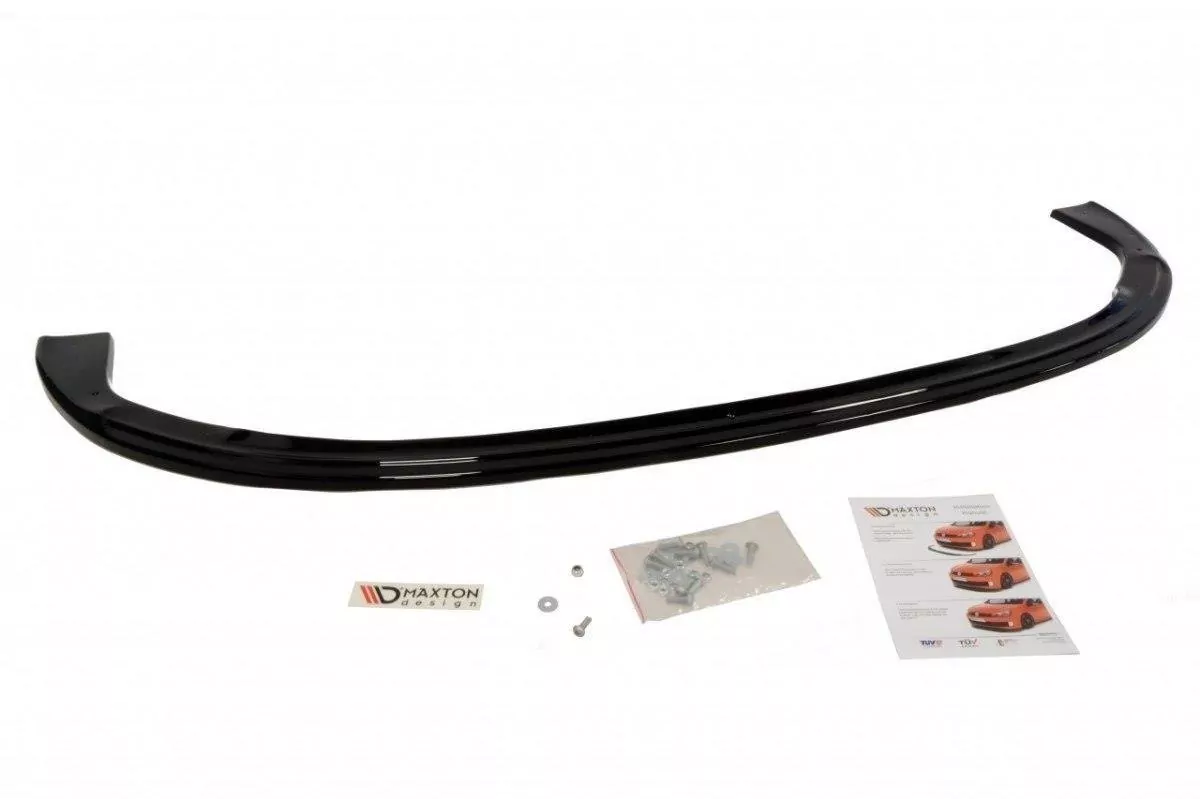 Front Ansatz Passend Für Passend Für RENAULT MEGANE 3 RS V.1 Schwarz Hochglanz Schwarz Hochglanz