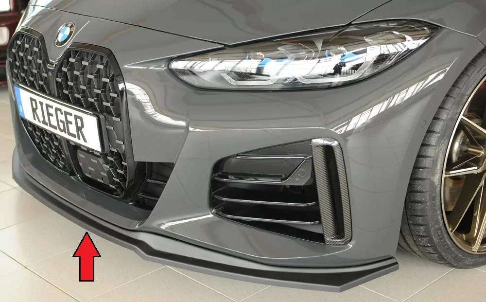 Rieger Spoilerschwert matt schwarz für BMW i4 M G26  (G4C) Gran Coupé (5-tür.)