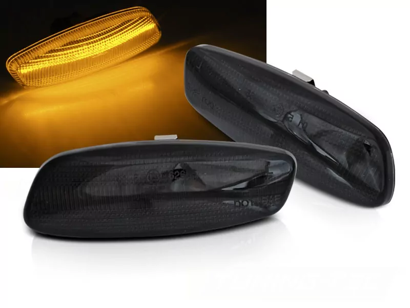Indicator In The Mirror Smoke Led Seq Fits Peugeot 207 308 3008 5008 Citroen C3 C4 C5