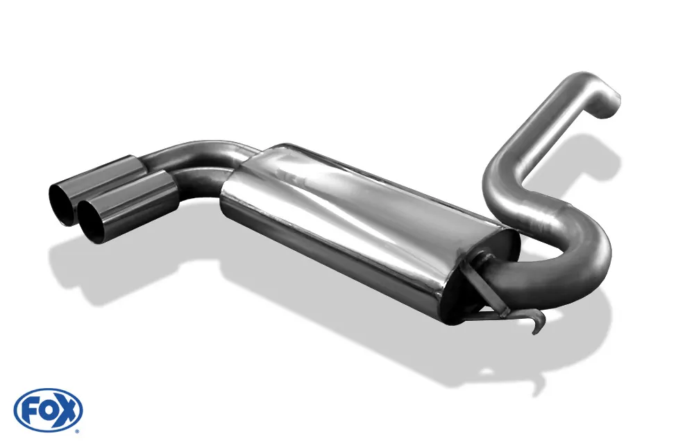 Audi S2 Typ 89 quattro  Endschalldämpfer Ø70mm - 2x76 Typ 10