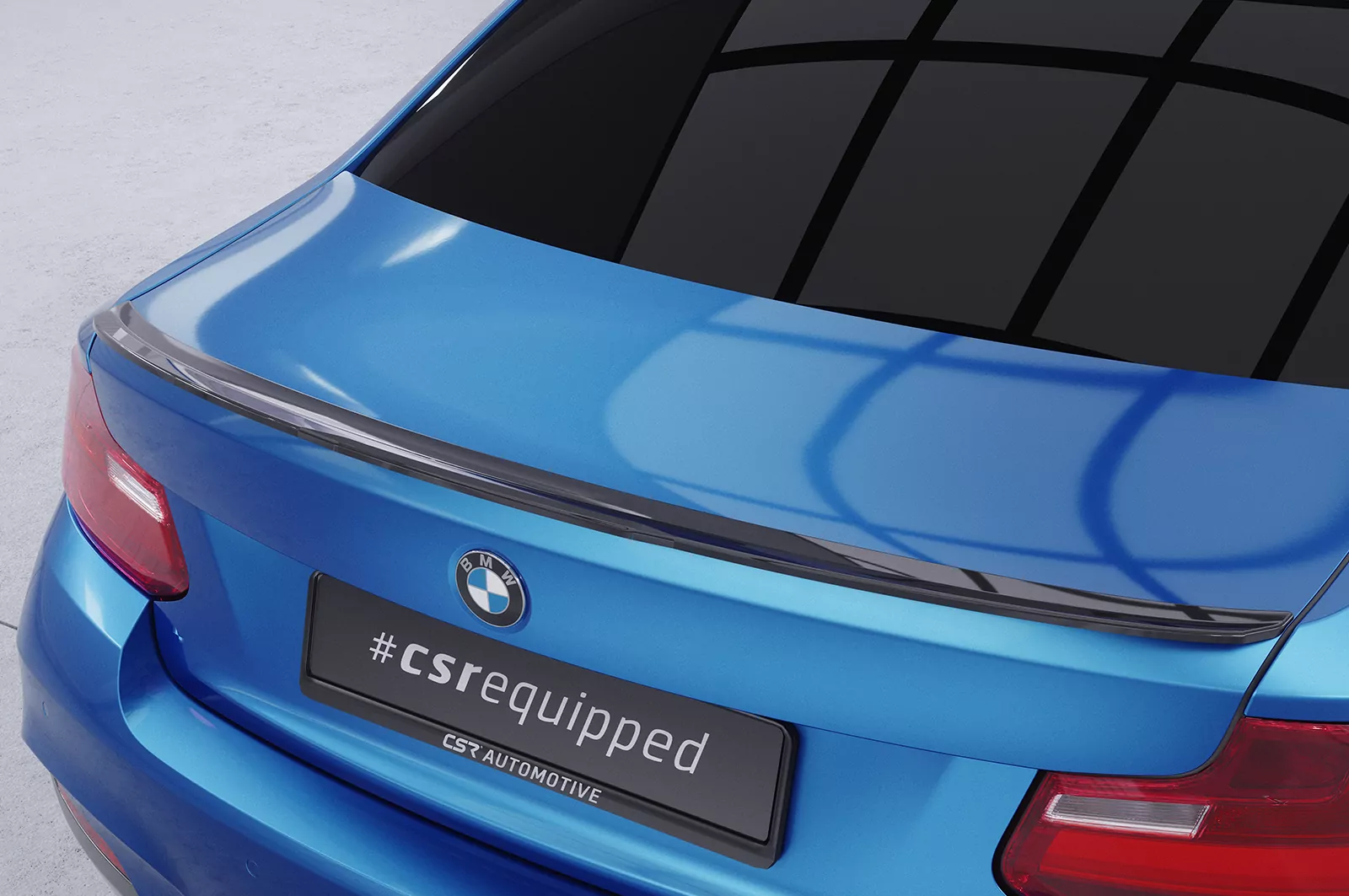 Heckflügel mit ABE für BMW 2er (F22/F23) Coupe und Cabrio HF825 Strukturiert (schwarz matt)