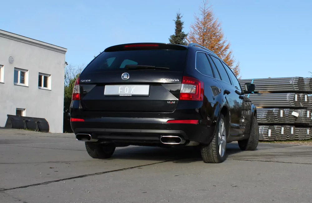 Skoda Octavia 5E 4x4  Endschalldämpfer rechts/links - 220x80 Typ 49 rechts/links