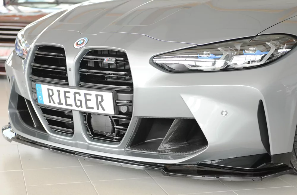 Rieger Spoilerschwert glanz schwarz für BMW 4er G83 M4 (G234M) Cabrio 06.21-