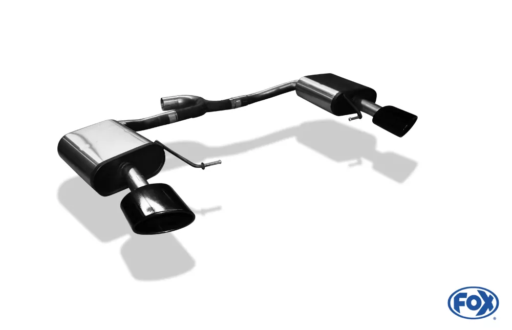 Seat Leon 5F ST - Cupra 300 - Schwarz  Endschalldämpfer rechts/links - 160x90 Typ 38 rechts/links schwarz