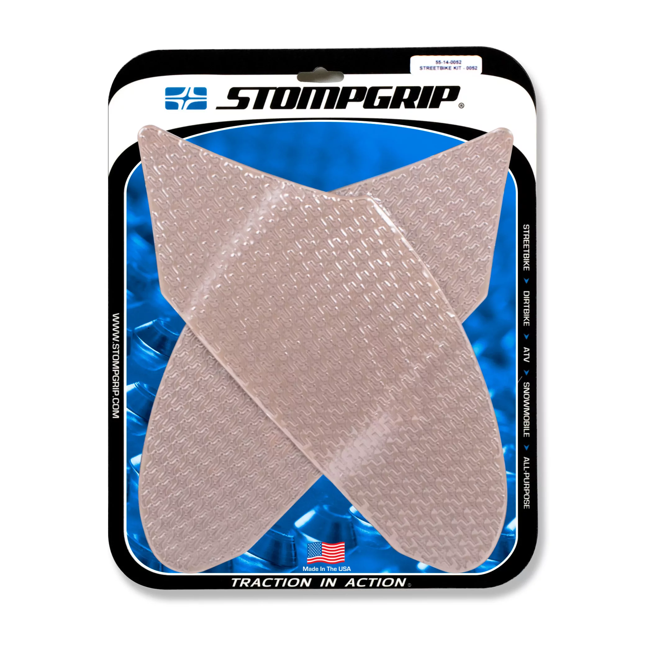 Stompgrip Traction Pad Icon für Suzuki GSX-R 750 06-07 Klar