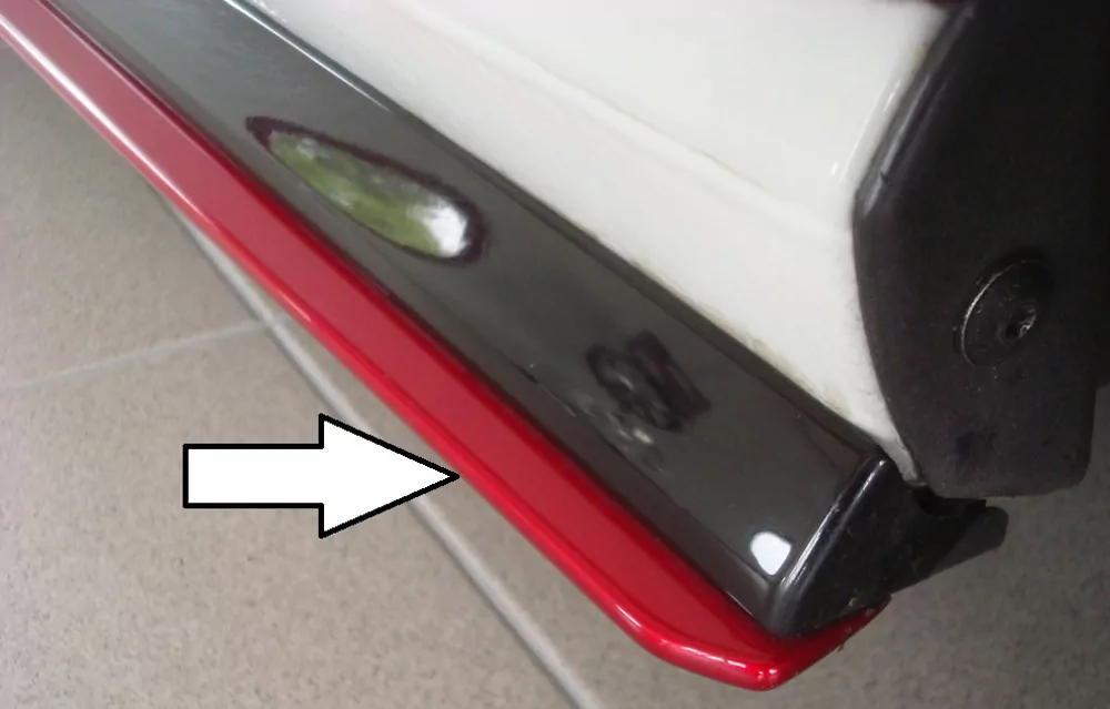 Rieger Seitenschwelleransatz für VW Golf 7 GTI Clubsport | 3-tür. 02.16- nur für Clubsport u. R-Line Seitenschweller