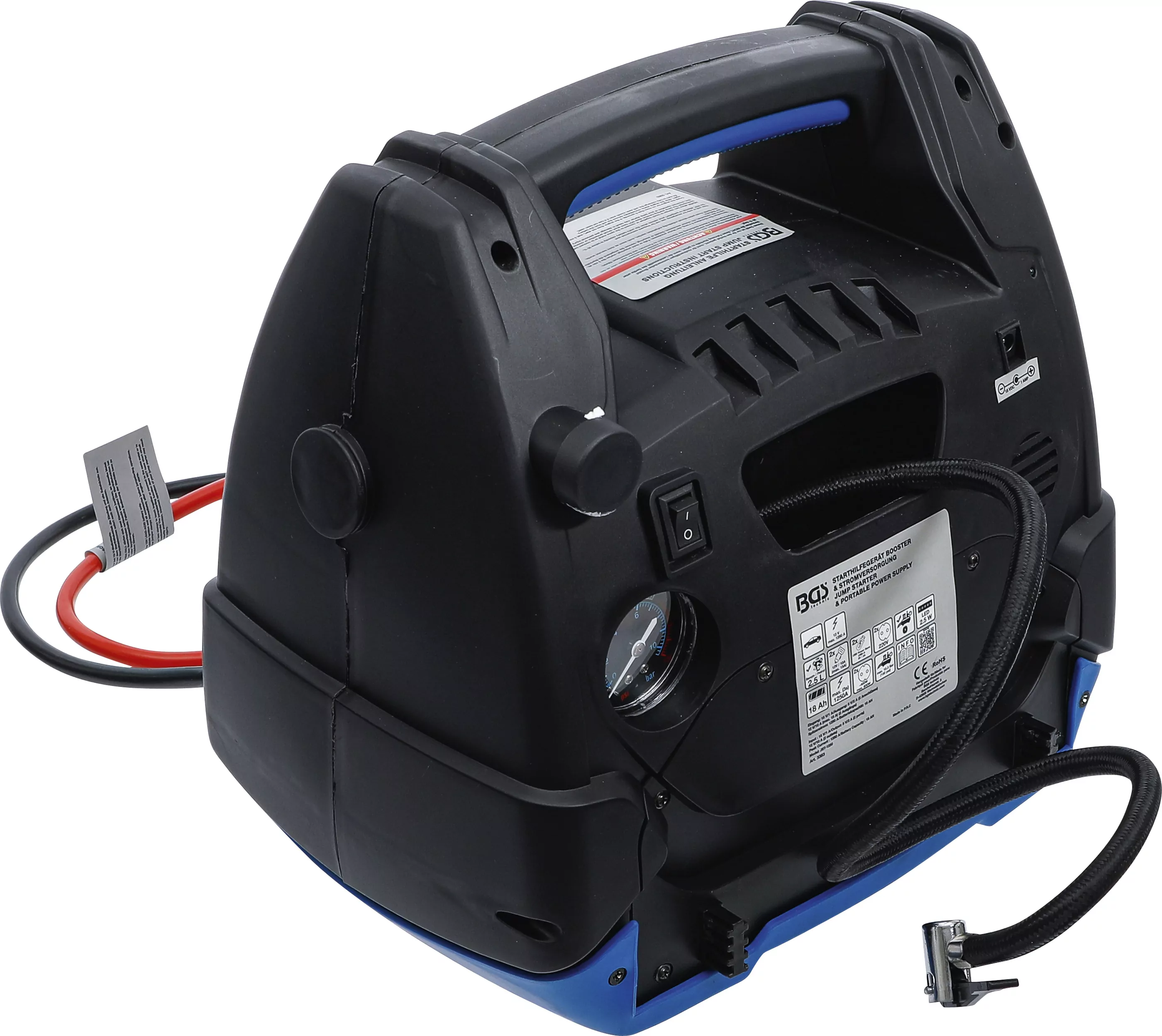 Multifunktions-Starthilfegerät & Mobile Stromversorgung | 5-in-1 | 18 Ah