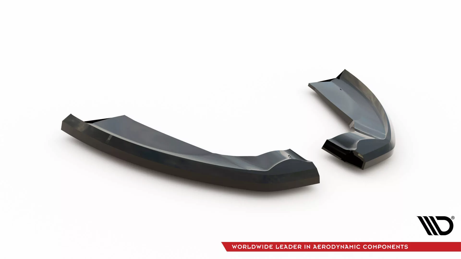 Heck Ansatz Flaps Diffusor Für Ford Kuga ST-Line Mk2 Schwarz Hochglanz