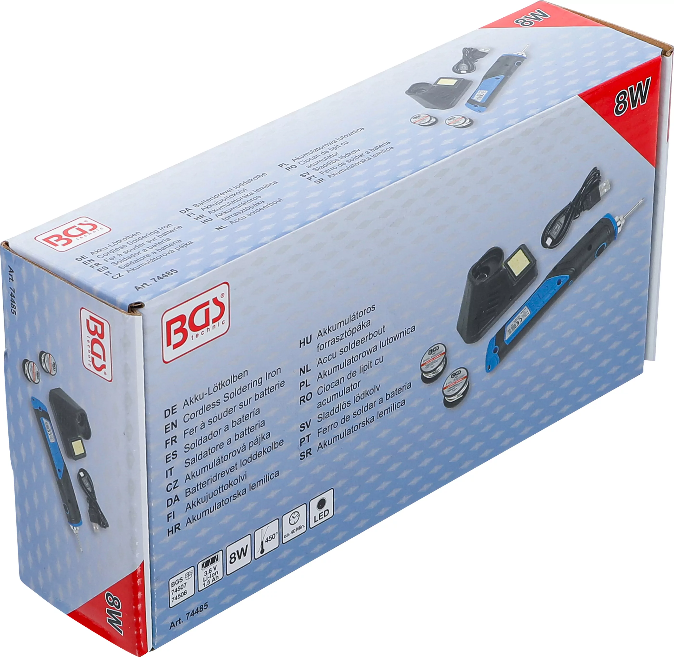 Akku-Lötkolben | 8 W | mit Ladestation