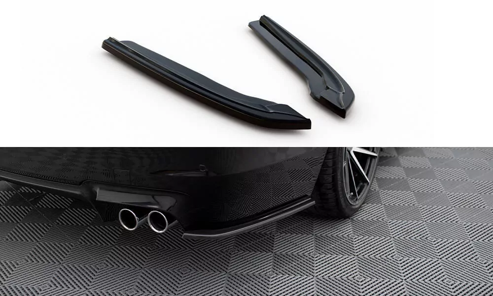 Heck Ansatz Flaps Diffusor Passend Für Diffusor Passend Für BMW M5 F10 Schwarz Hochglanz Schwarz Hochglanz