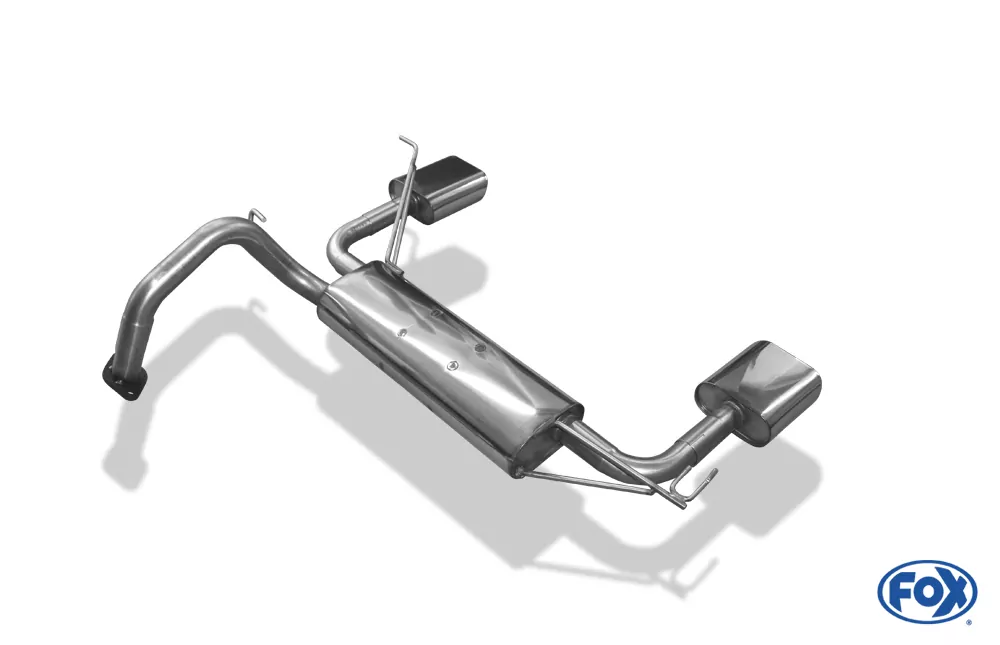 Toyota Yaris XP9F  Endschalldämpfer quer Ausgang rechts/links - 150x70 Typ 53 rechts/links