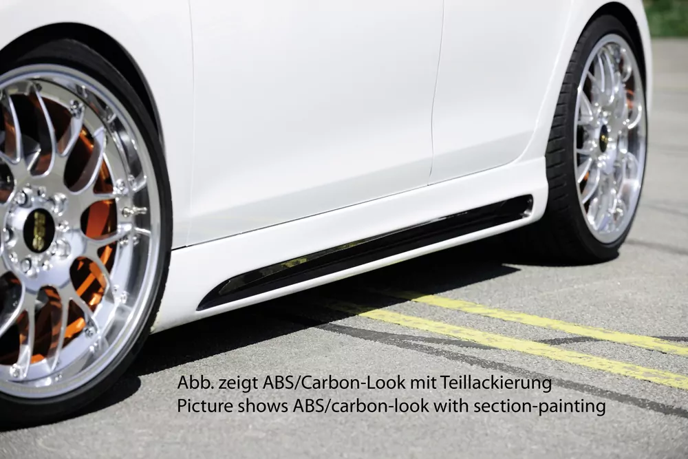 Rieger Seitenschweller rechts  carbon look für VW Golf 6 Variant