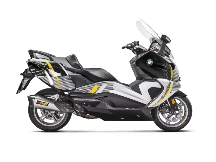 Akrapovic Slip-On Line (Titanium) Auspuff für BMW C650GT / C650 Sport Modelljahr 2016-2020