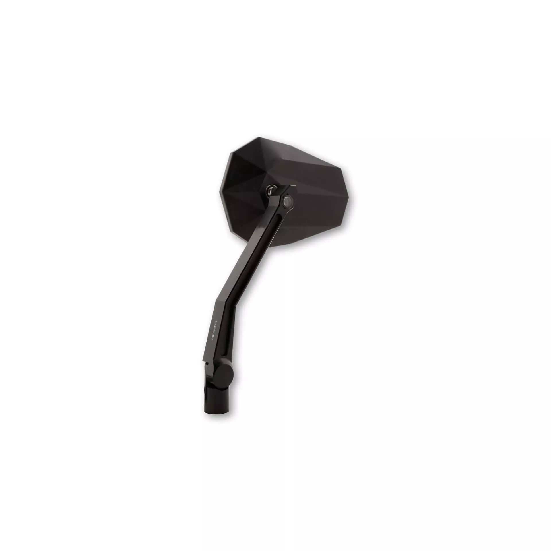 HIGHSIDER pro Handlebar Mirror Stealth -X2 Black With LED Indicator (Pair)