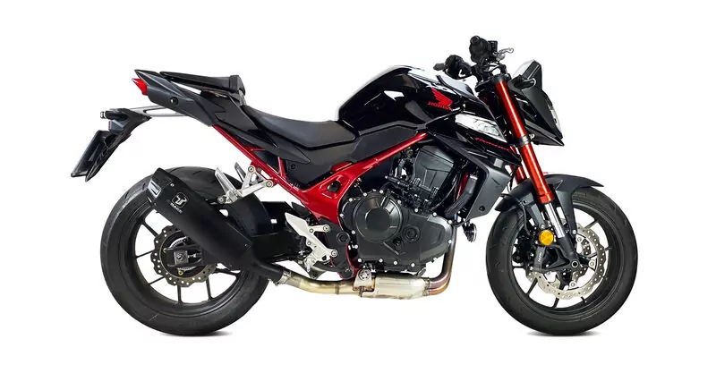 IXRACE Desert black Edelstahl-Endtopf für Honda CB 750 HORNET, 23- (RH12) E-geprüft