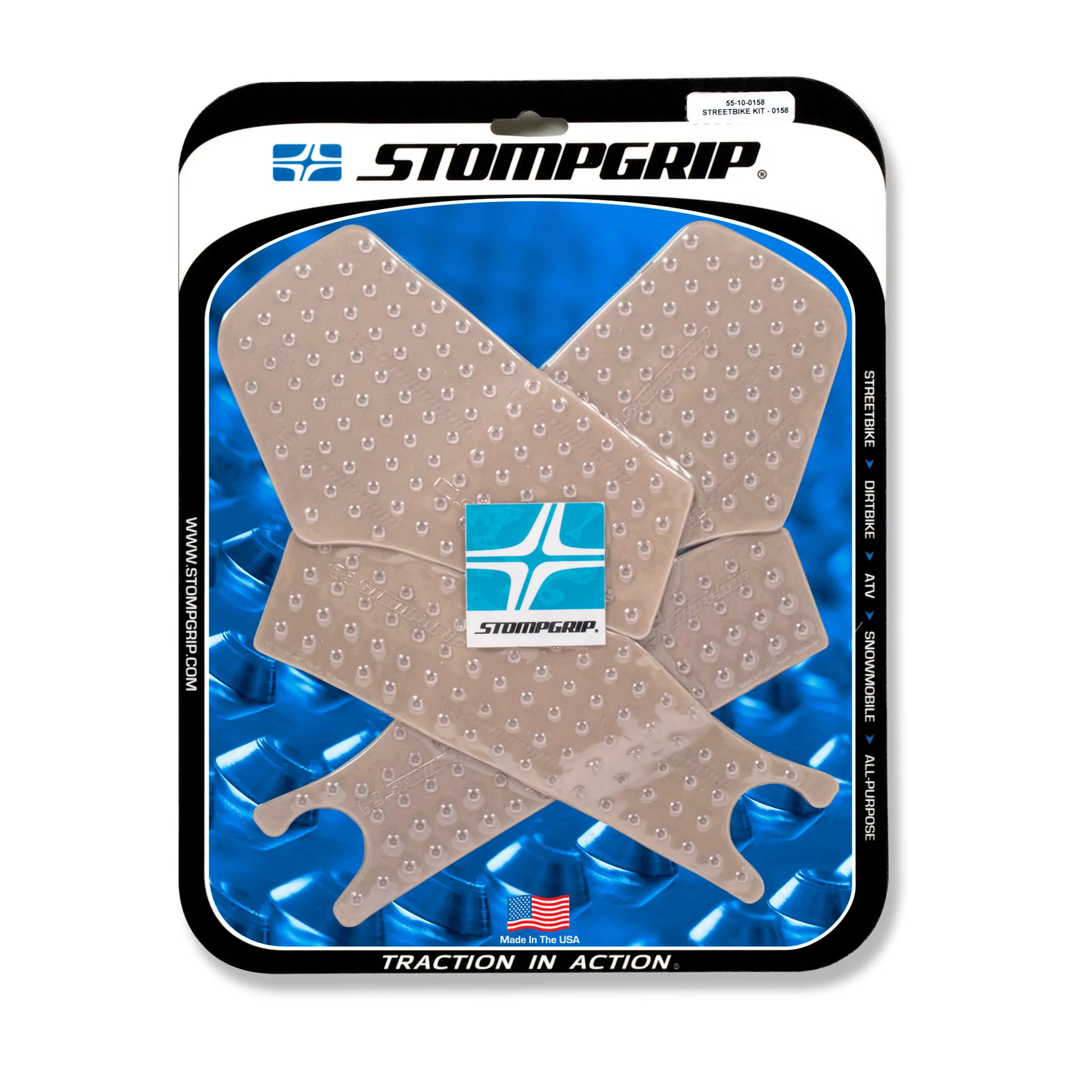 Stompgrip Traction Pad Volcano für Honda CRF250 L Rally 17-20 Klar